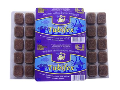 Tubifex 100g - mrazené krmivo