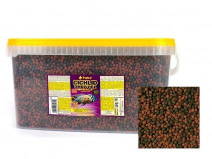 tropical cichlid omnivore medium pellet