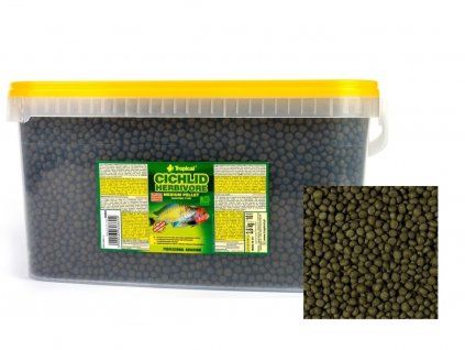 tropical cichlid herbivore medium pellet